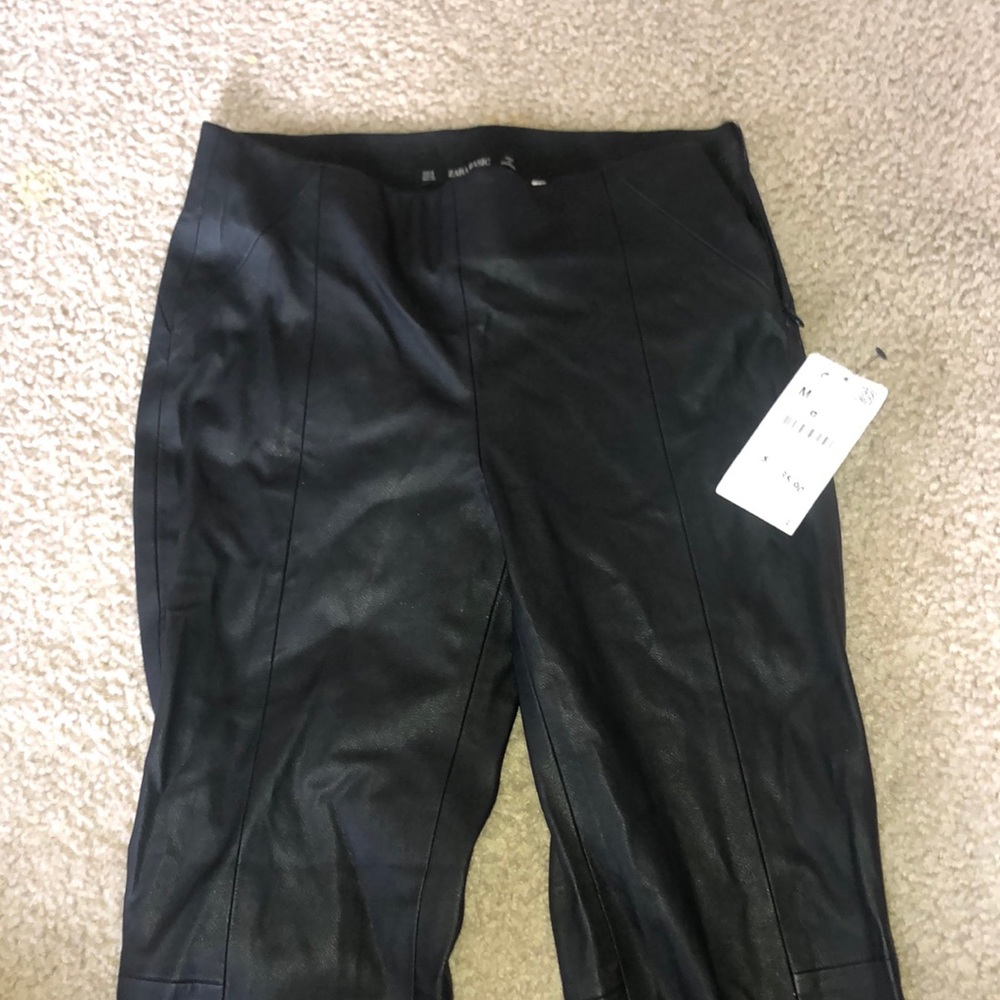 Zara Leather Pants NWT